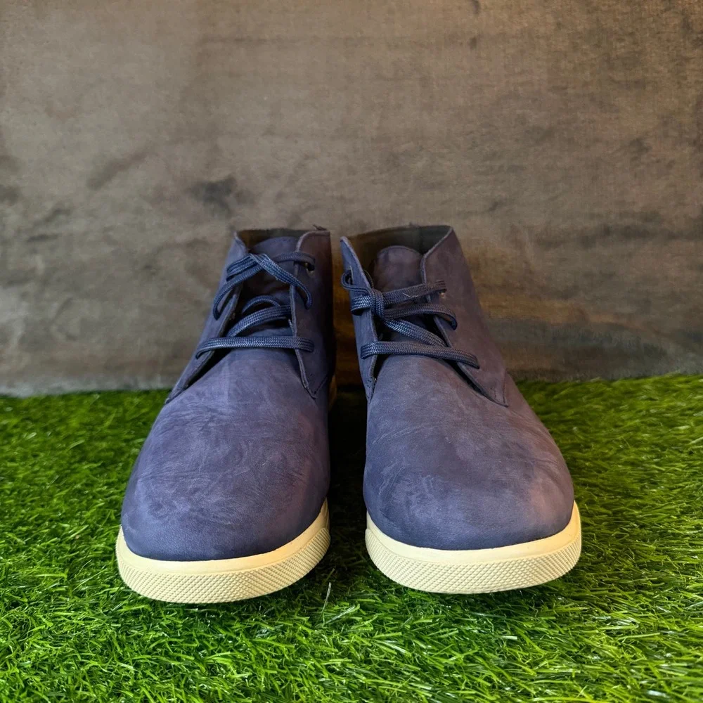 Under Armour Street Encounter Mid Navy Blue Chukka Sneaker‎ Boots Youth size 5.5